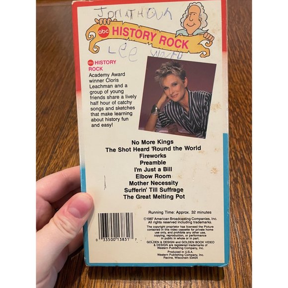 History Rock, School House Rock VHS - Picture 2 of 3